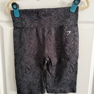 Gymshark Adapt Animal Seamless Cycling Shorts in Butterfly Black